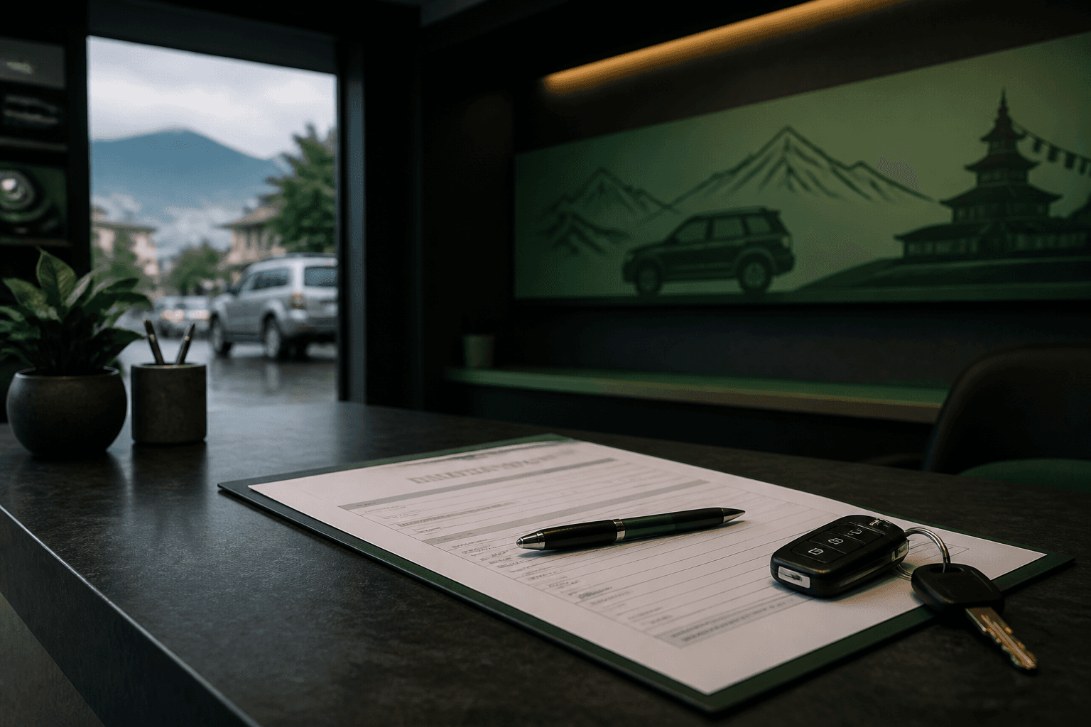 Security deposits in Nepal vehicle rentals (without the arguments) cover